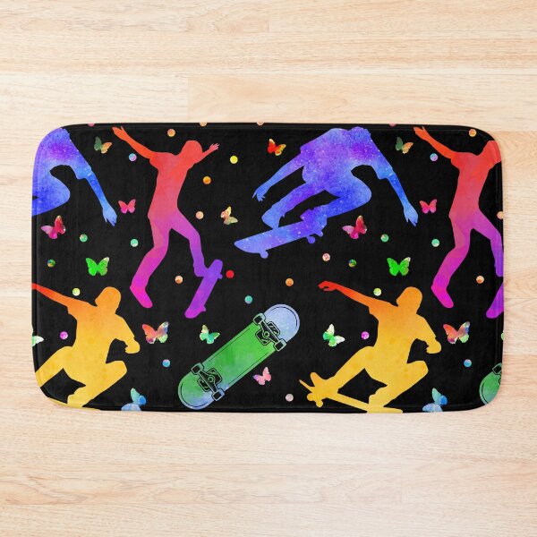 Item preview, Skateboarding Watercolor Pattern designed and sold by LittleShop79.