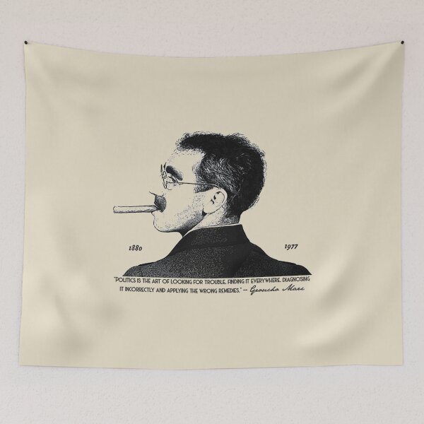Item preview, Groucho Marx on politics - The Marx Brothers  designed and sold by Braleyry93.