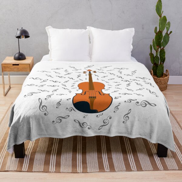 Item preview, Violin with music notes designed and sold by Muditha88.