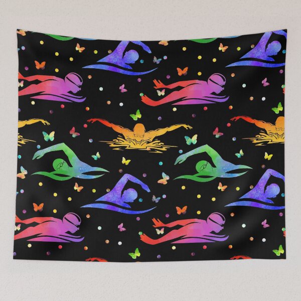 Item preview, Swimming Color Art designed and sold by SweetThreads79.