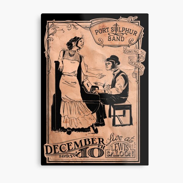 Hunt Showdown Port Sulphur Band Metal Print