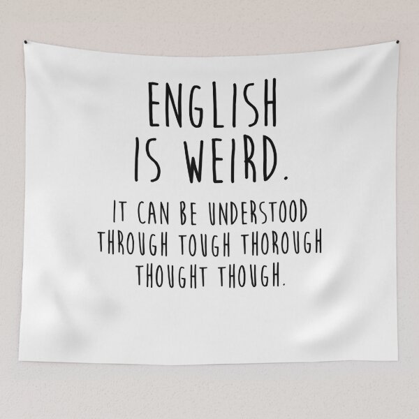 Item preview, English is weird designed and sold by MonteHenry76.