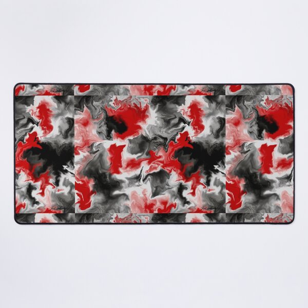Item preview, Red, Black, and White Marble #2 designed and sold by ToriSolomonArt.