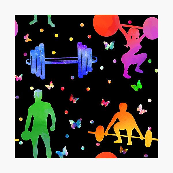 Item preview, Weightlifting Color Art designed and sold by SweetThreads79.