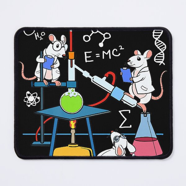 Item preview, Funny In Science We Trust Laboratory Chemicals Chemist Mice Premium designed and sold by NikkiMims.