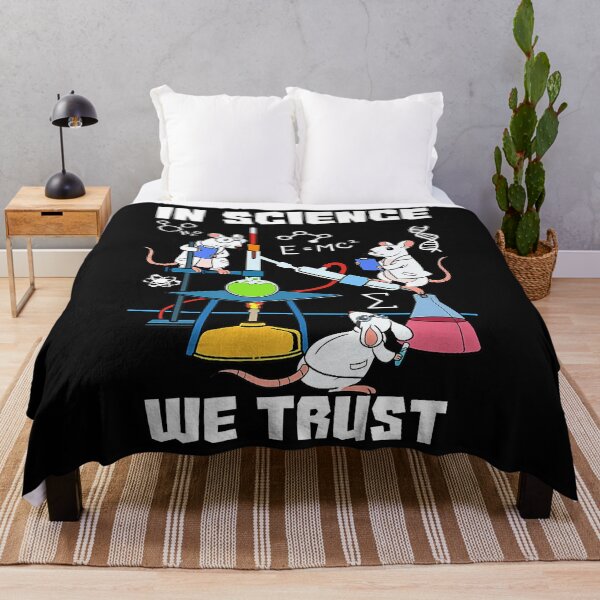 Item preview, Funny In Science We Trust Laboratory Chemicals Chemist Mice Premium designed and sold by NikkiMims.