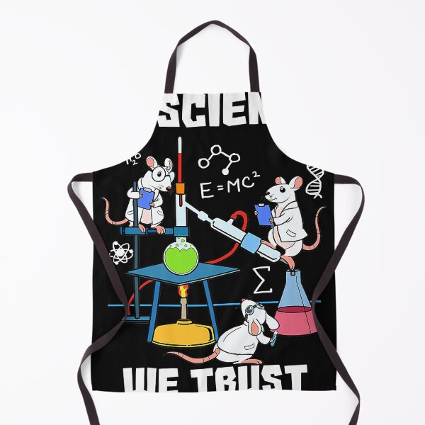Item preview, Funny In Science We Trust Laboratory Chemicals Chemist Mice Premium designed and sold by NikkiMims.