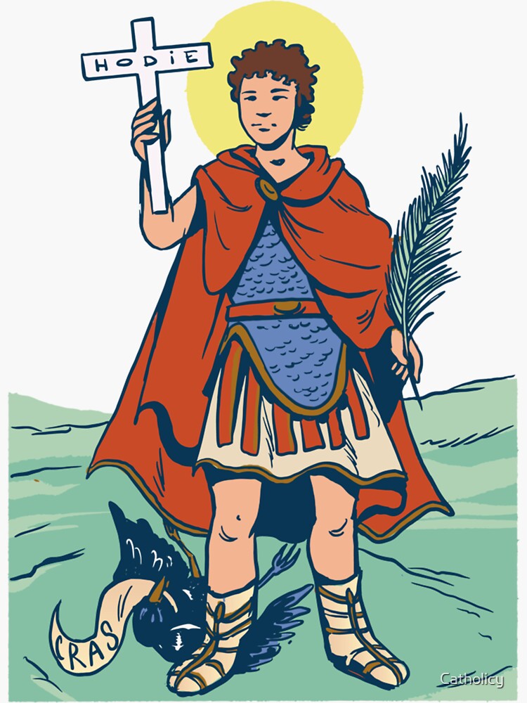 st-expeditus-expedite-expedito-hodie-catholic-saint-spartan-sticker