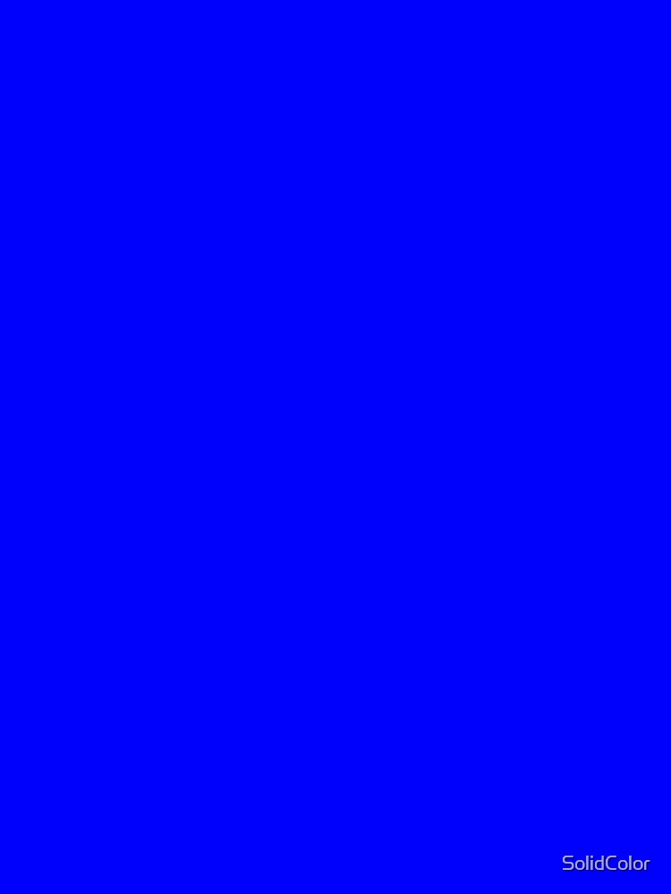 Thumbnail 5 of 5, iPhone Case, Blue Solid Color designed and sold by SolidColor.