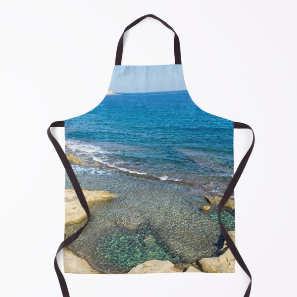 Item preview, Sunshiny Maltese Coast - Natural Beach Pool at Sliema Malta designed and sold by Georgia Mizuleva.