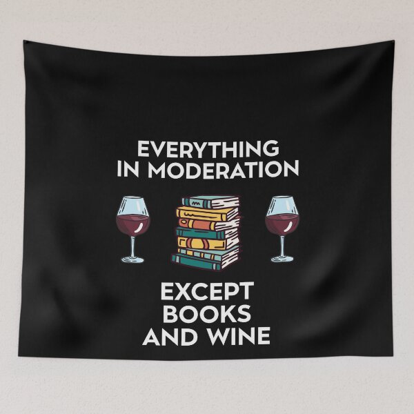 Item preview, Books And Wine designed and sold by Salvadax.