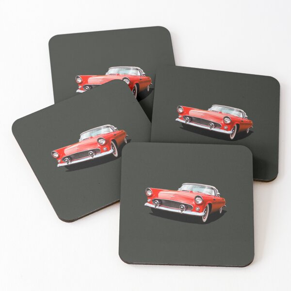 Item preview, Ford Thunderbird 1956 Ford Thunderbird in red designed and sold by DavidFoste.
