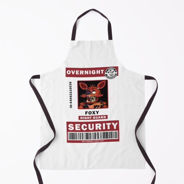 Item preview, Overnight Security Foxy Night Guard Barcode designed and sold by RositaPeery.