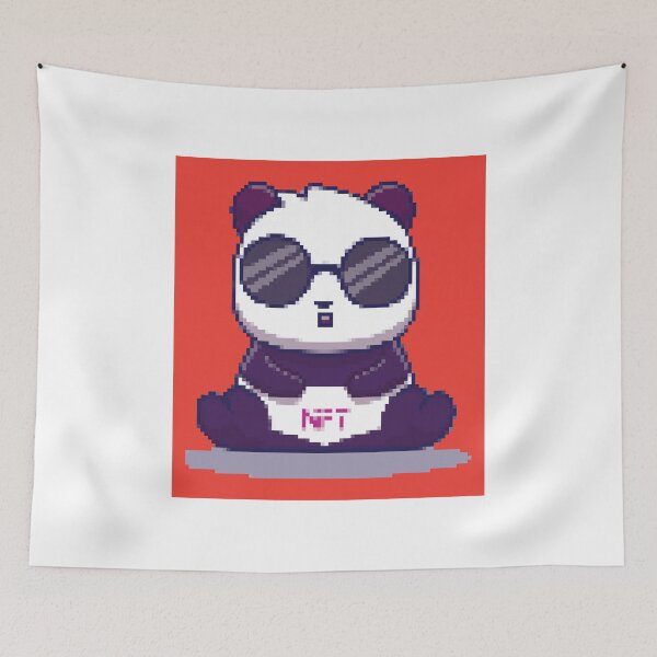 Item preview, NFT Pixel Panda Art - NFT Crypto art designed and sold by cruzzcreation.
