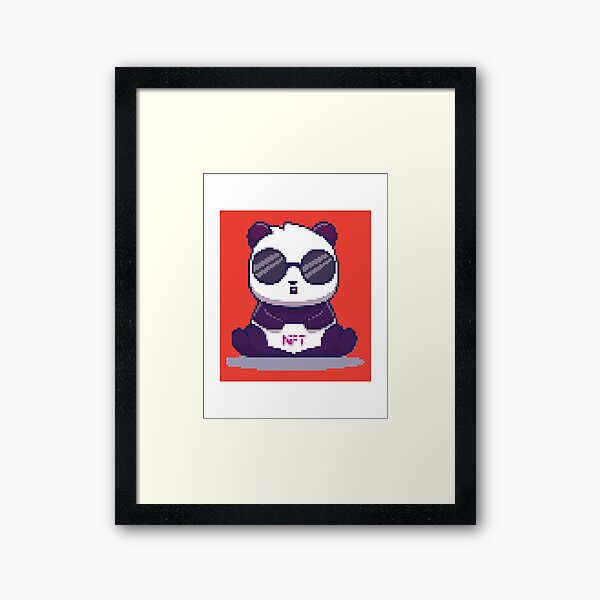 Item preview, NFT Pixel Panda Art - NFT Crypto art designed and sold by cruzzcreation.