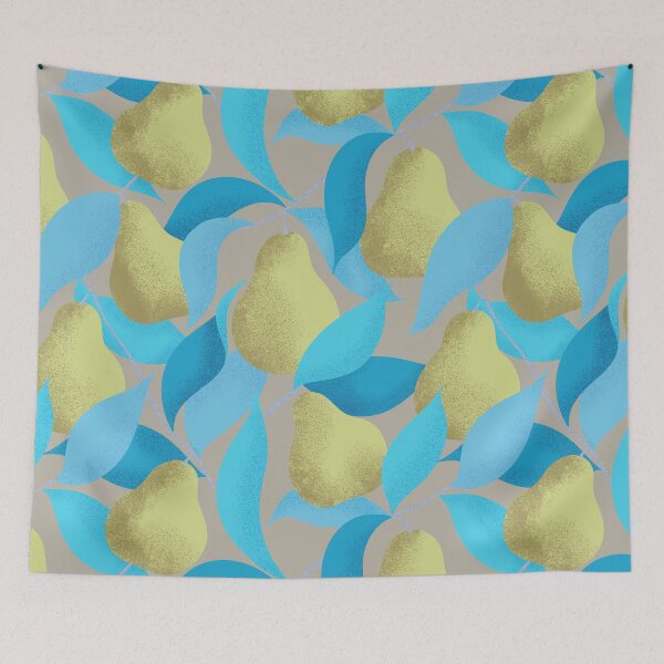 Item preview, Pears with blue designed and sold by RinaGrinchik.