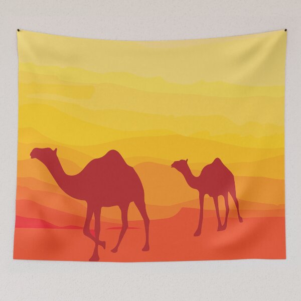 Item preview, Camel Caravan On Sand Dunes designed and sold by blueocan.