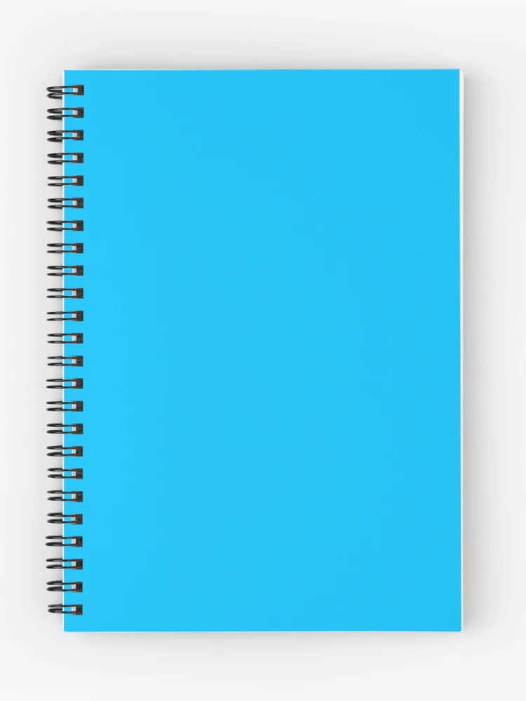 Thumbnail 1 of 3, Journal, Capri Blue Solid Color designed and sold by SolidColor.