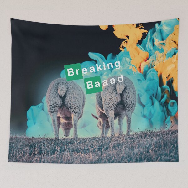 Item preview, Sheep from behind, breaking baad, funny meme designed and sold by Mauswohn.