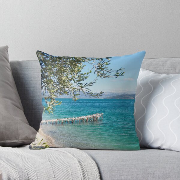 Item preview, Krouzeri Beach  North East Corfu  Greek Islands Greece designed and sold by nickbrayimages.