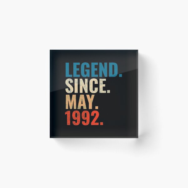 Item preview, Legend Since May 1992 Retro Vintage designed and sold by Teelogic.