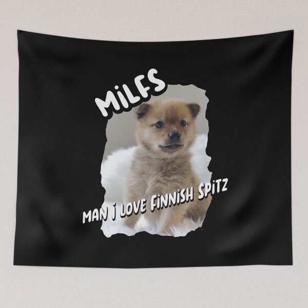 Item preview, Man I Love Finnish Spitz designed and sold by printhappy4you.