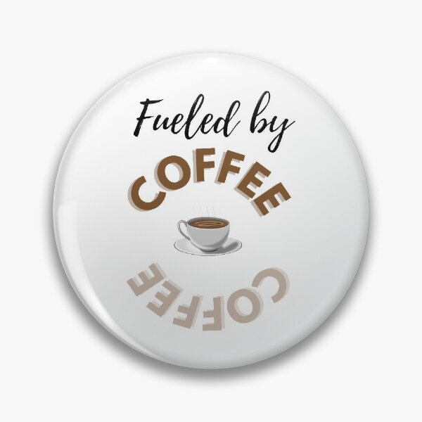 Item preview, Fueled by coffee - Funny Coffee quotes T-shirt  designed and sold by Designspot2020.