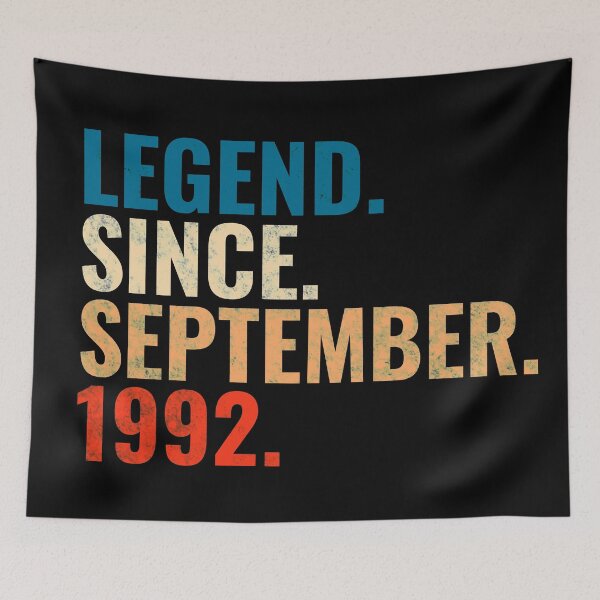 Item preview, Legend Since September 1992 Retro Vintage designed and sold by Teelogic.