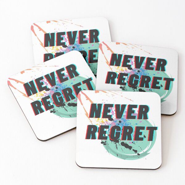 Item preview, Never Regret Design designed and sold by Fatbread.
