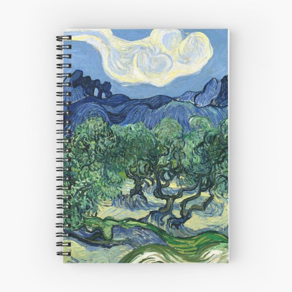 Item preview, Impressionist Painting Olive Trees with the Alpilles in the Background (1889) By Vincent Van Gogh designed and sold by Designedbysm.