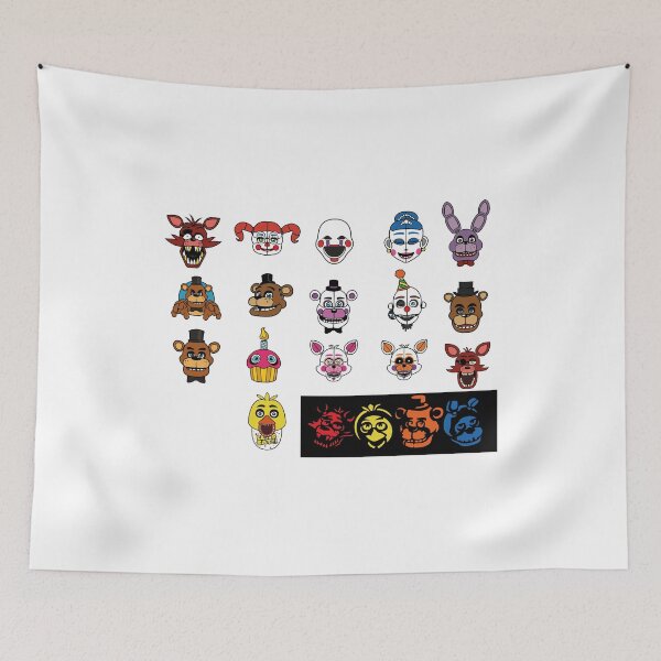 Item preview, Five Nights At Feddy's Horror Characters designed and sold by TyishaWilder.