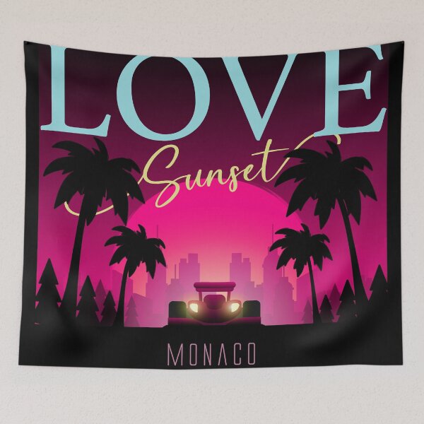 Item preview, Love Sunset Monaco designed and sold by Polyxz.