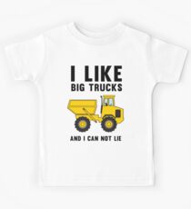 I like big trucks and I can not lie Kids Tee