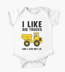 I like big trucks and I can not lie One Piece - Short Sleeve