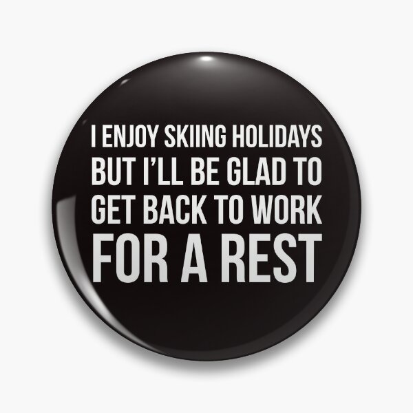 Item preview, Skiing Holidays designed and sold by Slogans4u.