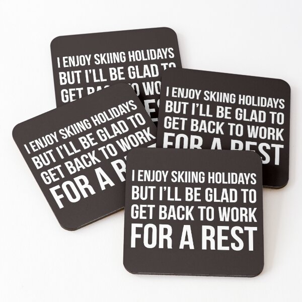 Item preview, Skiing Holidays designed and sold by Slogans4u.