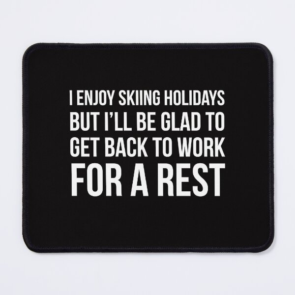 Item preview, Skiing Holidays designed and sold by Slogans4u.