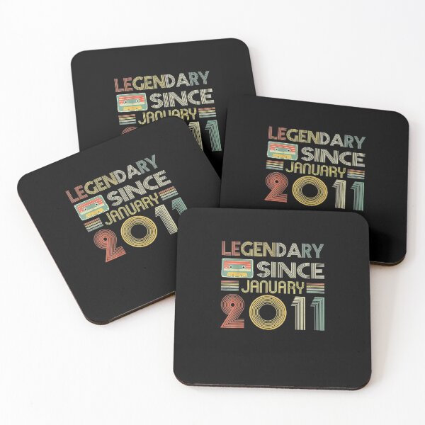 Item preview, Legendary Since Tape January 2011 11th Birthday T-Shirt designed and sold by shop   luisant.