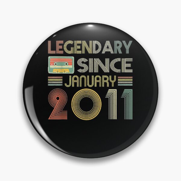 Item preview, Legendary Since Tape January 2011 11th Birthday T-Shirt designed and sold by shop   luisant.