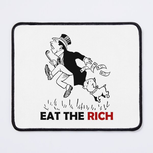 Item preview, Eat more rich - dog bites capitalist designed and sold by MaesterAemon.