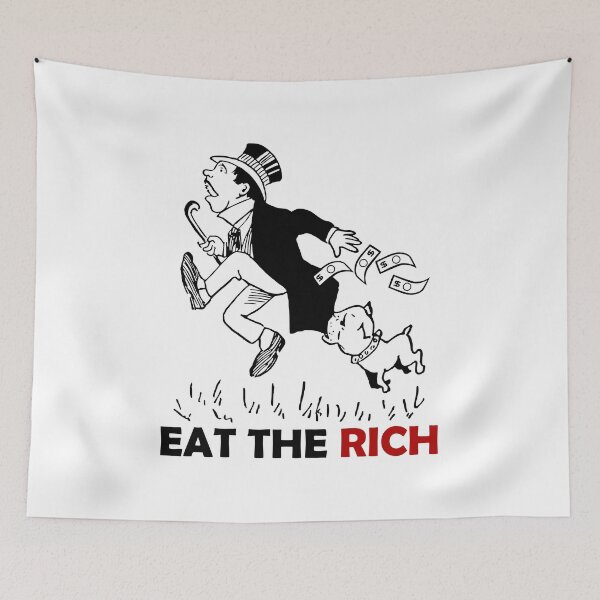 Item preview, Eat more rich - dog bites capitalist designed and sold by MaesterAemon.