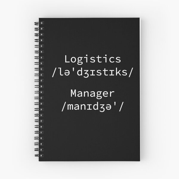 Item preview, Logistics Manager, Funny Definition designed and sold by Oussa 2008 ⭐⭐⭐⭐⭐.