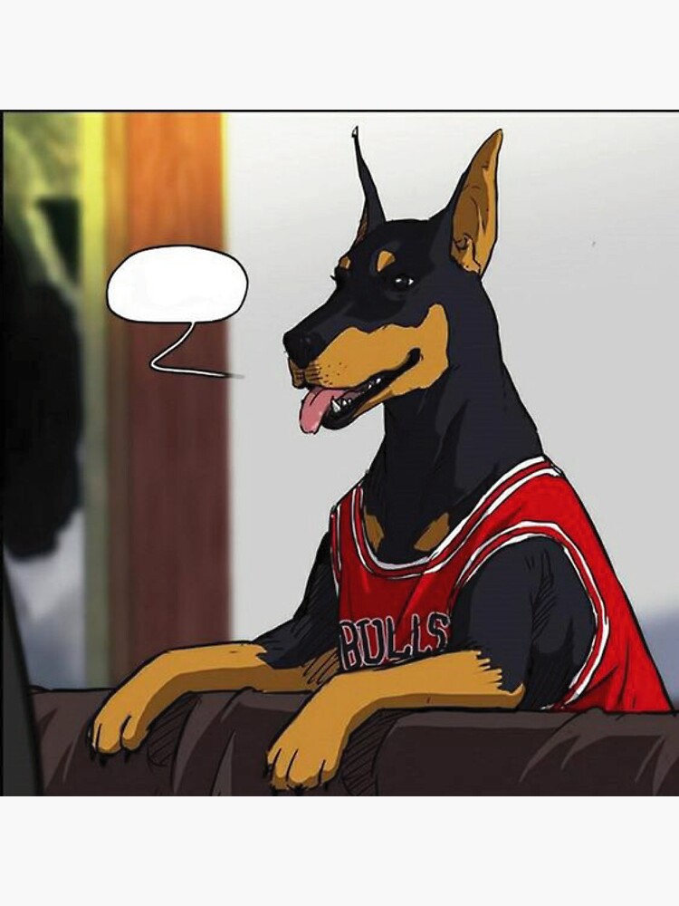 "dom kang dog jordan" Sticker by animervd1 Redbubble