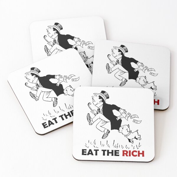 Item preview, Eat more rich - dog bites capitalist designed and sold by MaesterAemon.