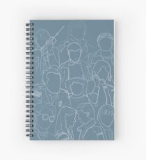 Stranger Things Characters Spiral Notebook