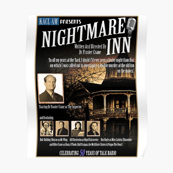 KACL Present Nightmare Inn Inspired By Frasier Poster