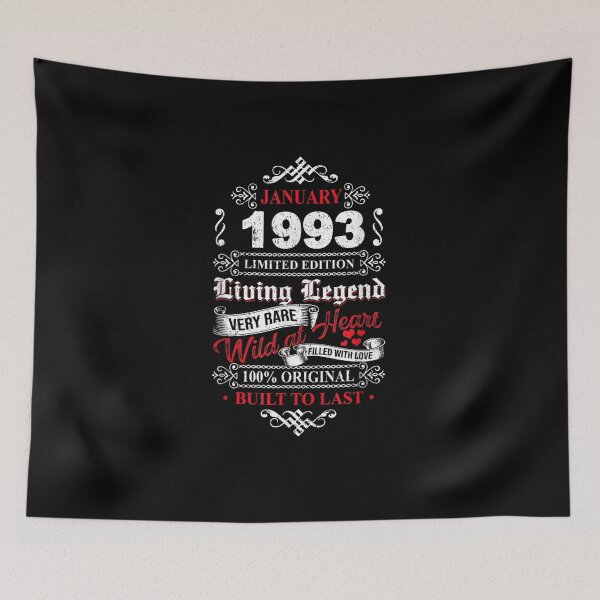Item preview, Living Legend Born In January 1993 Vintage 29Th Birthday T-Shirt designed and sold by shop   luisant.