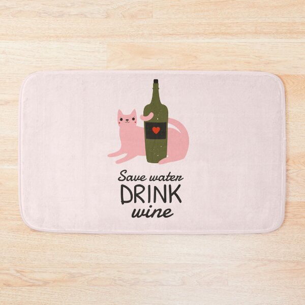 Item preview, Save water drink wine designed and sold by K-Boutiques.