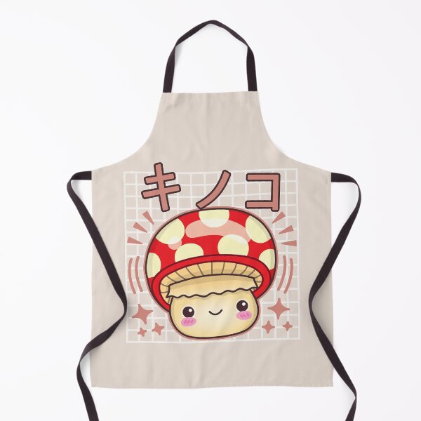 Item preview, Cute and Kawaii Fly Agaric Design with Japanese Kanji (Kinoko) for Mushroom - Mushroom Lover - 90's Retro Style designed and sold by NightGleam.