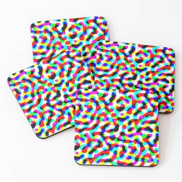 Item preview, Rainbow Reaction Diffusion Camo Pattern designed and sold by American-Ancap.